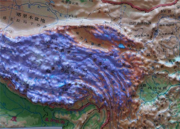 西和基础地形地貌展示
